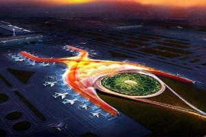 Illustration du projet du nouvel aéroport de Mexico