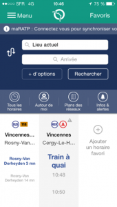 RATP-application