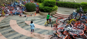 Un cimetière de vélo en Chine