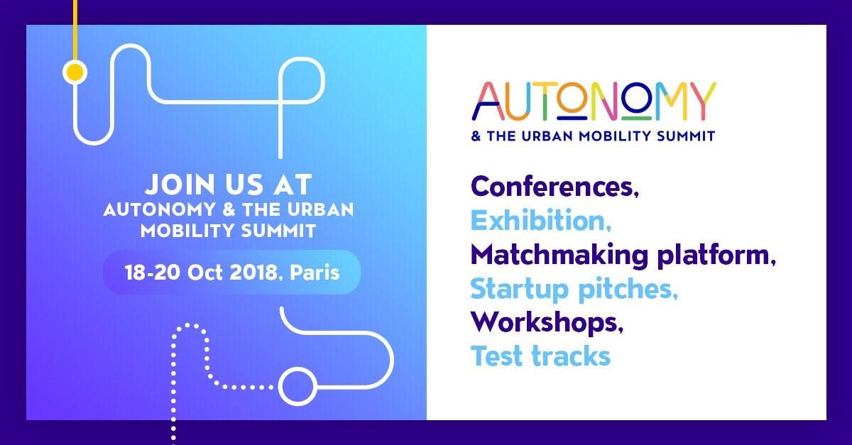 AUTONOMY 2018 : Véhicules autonomes, véhicules électriques, engins de « micro-mobilité »…vers une mobilité propre et partagée